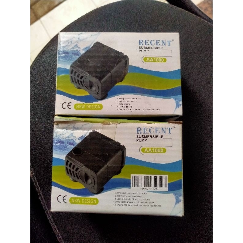 RECENT AA 1000 POMPA AIR CELUP AQUARIUM