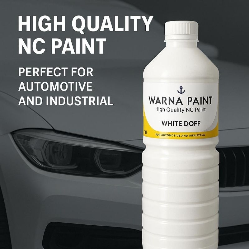 Flowbeeshop Cat Duco Nc Warna Paint 1 Kg // Hitam Doff / Hitam Kilap / Putih Kilap / Putih Doff