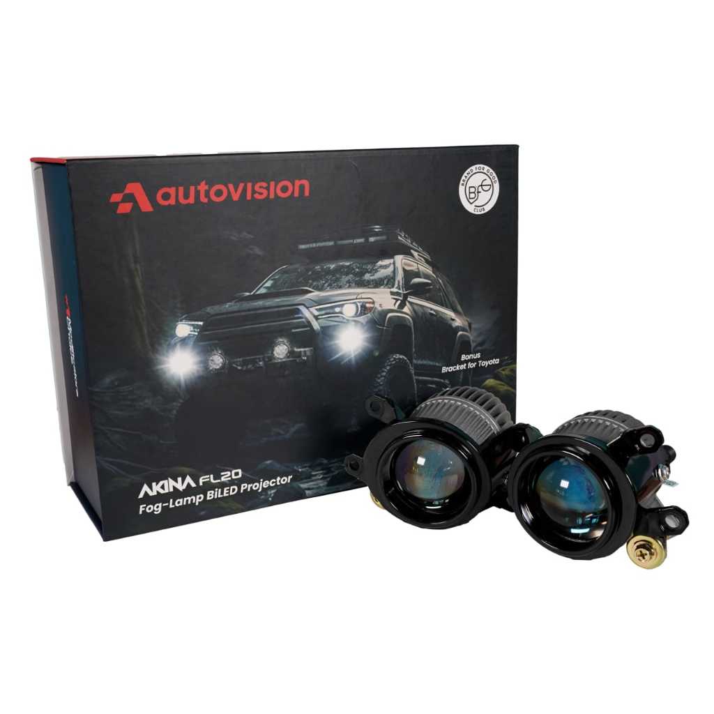 LED Foglamp Projector BiLED AKINA FL20 2" Toyota /Honda Autovision