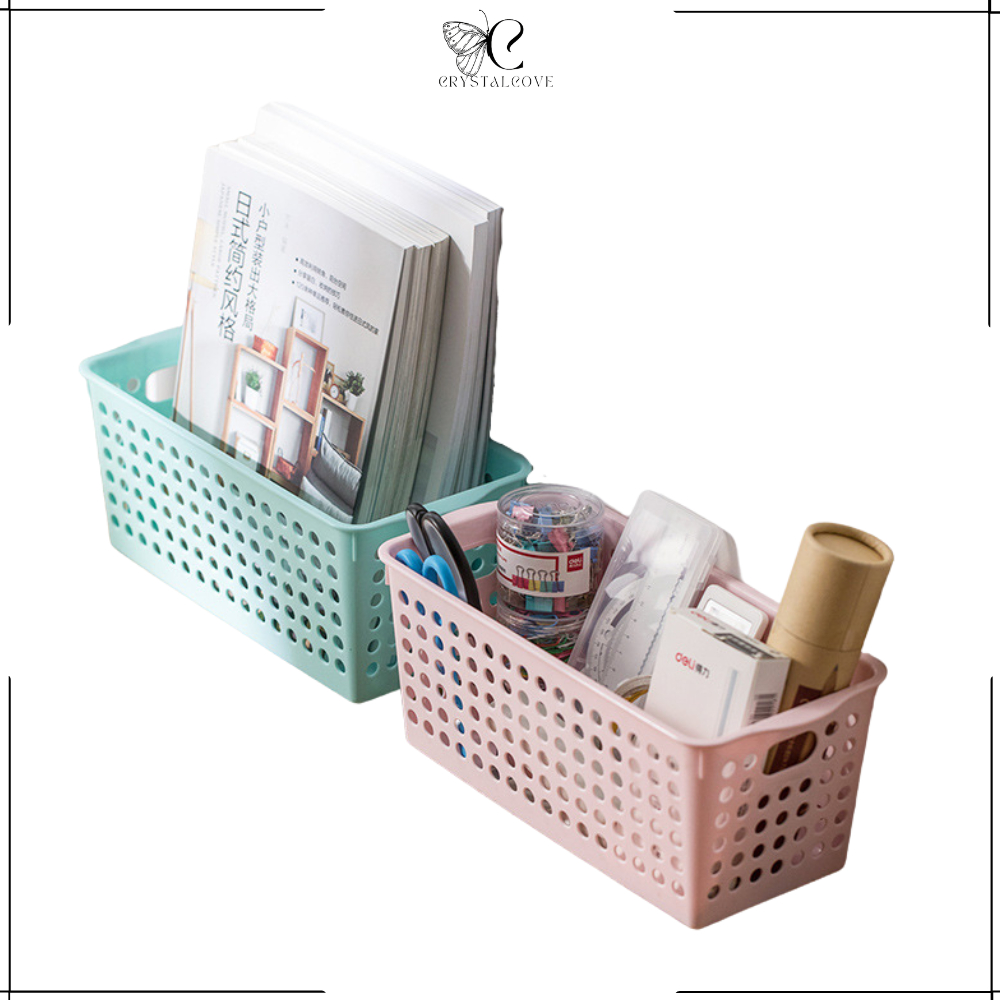 CC - CLIO PLASTIC STORAGE - KERANJANG EMERALD / GARNET - STORAGE BOX SERBAGUNA / STORAGE FOOD / TEMP