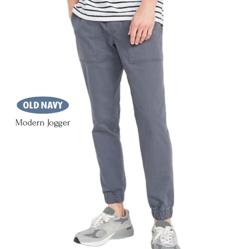 Celana Panjang Jogger Pria ODN Built-In Flek Cotton Modern Jogger XL Pinggang Karet Original Bigsize