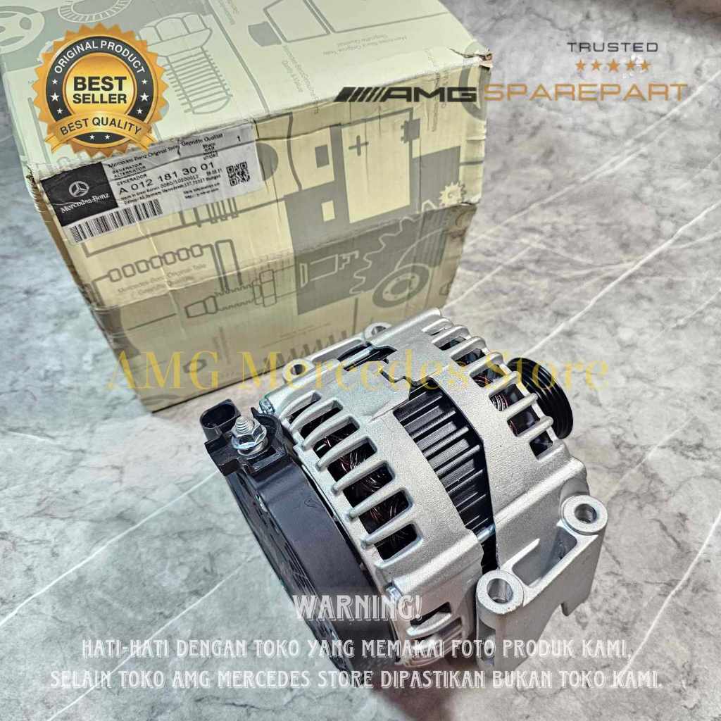 A0121813001 DINAMO ALTERNATOR AMPERE 220A MERCEDES W221 W212 CLS500 S500 E300 ORIGINAL DINAMO ALTERN