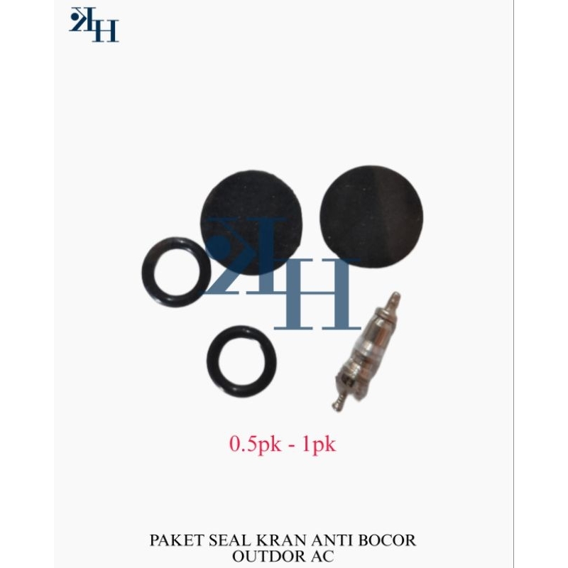 PAKET SIL KRAN OUTDOR AC / SEAL KRAN AC ANTI BOCOR FREON / KRAN VALVE AC SPLIT