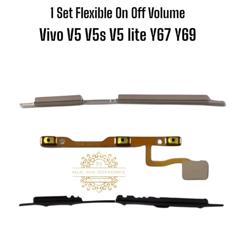 Tombol Luar Flexible On Of Volume Vivo V5 Vivo V5s Vivo V5 lite Vivo Y67 Y69