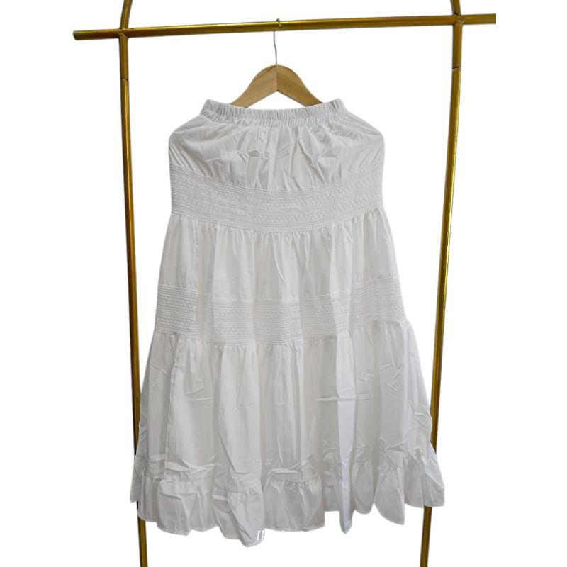 Rok bohemian style Rok katbol premium Rok katbol bangkok premium Rok bordir bangkok Rok katun jepang