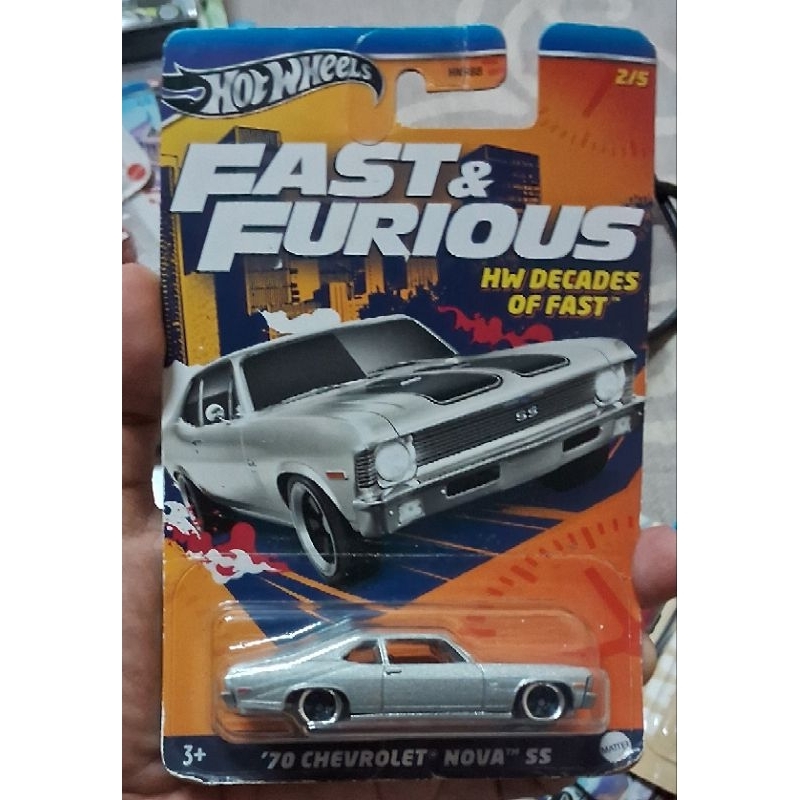 hot wheels 70 chevrolet nova SS fast & furious edition