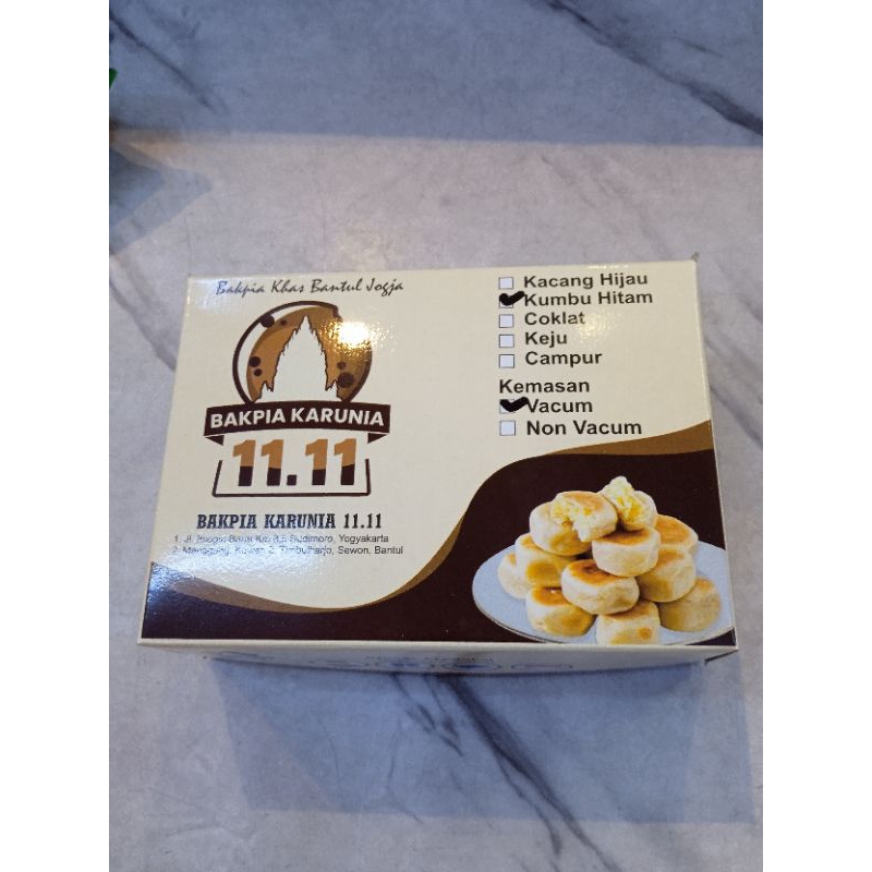 

Bakpia basah karunia 11.11 kumbu hitam