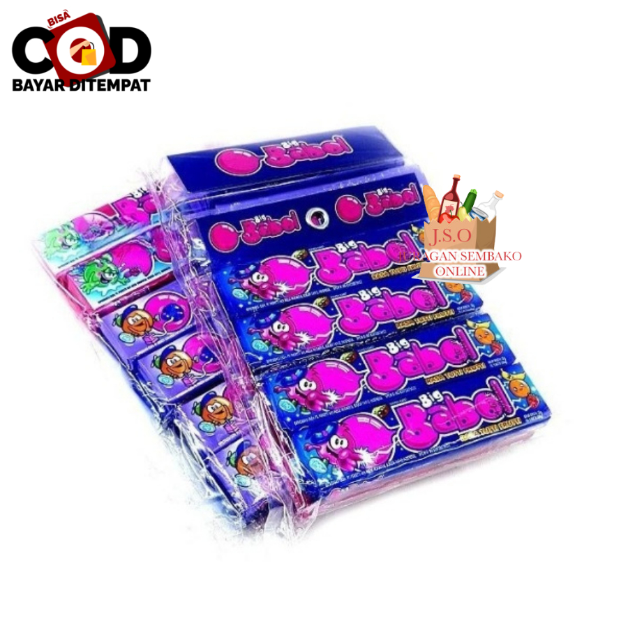 

[ JSO ] Chupa Chups Big Babol Stick Pack Hanger lsi 12x20gr Bigbabol Bubblegum Blueberry Strawberry Tutti Frutti Chupachups Permen Karet Aneka Rasa buah Snack Cemilan Anak Murah Halal