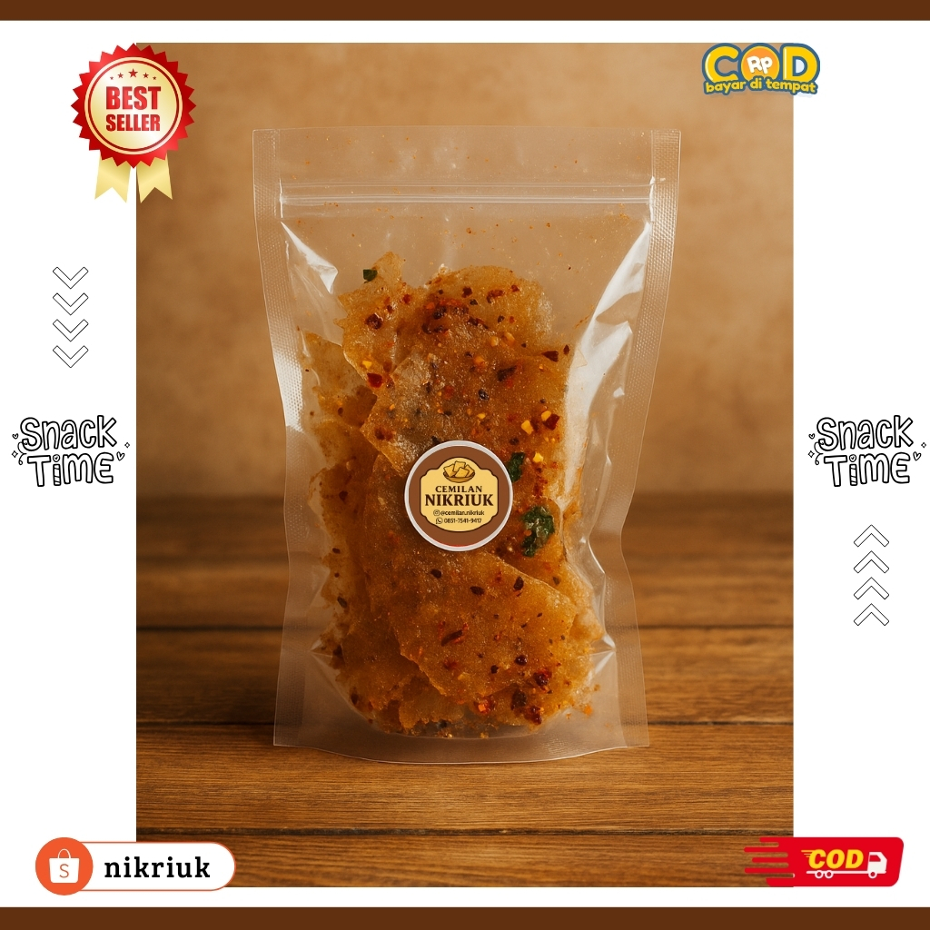 

KERIPIK KACA 50GR - CEMILAN PEDAS - PAKET USAHA CEMILAN PEDAS BANYAK CUAN