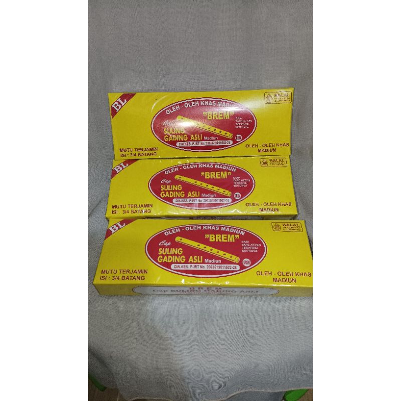 

BREM khas madiun isi 3 batang, cemilan, jajanan jadul