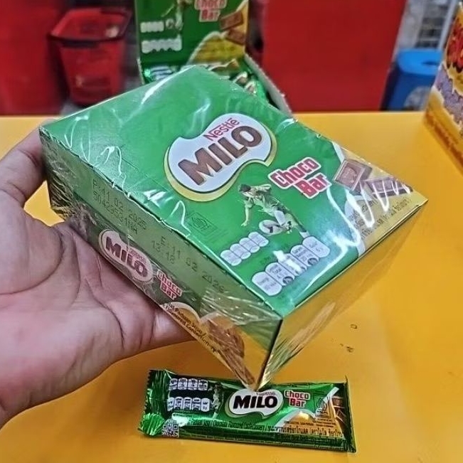 

ED 02.26 BOX 360GR - MILO CHOCO BAR Isi 24pcs (24*15GR ) 216250/ COKLAT MILO