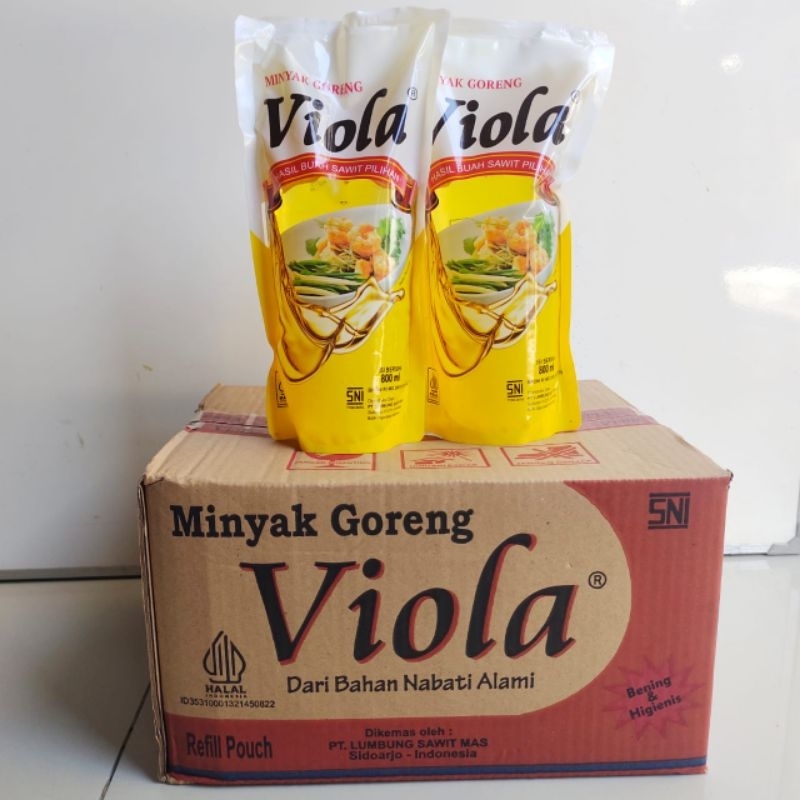 

VIOLA 800ml Minyak goreng Kartonan