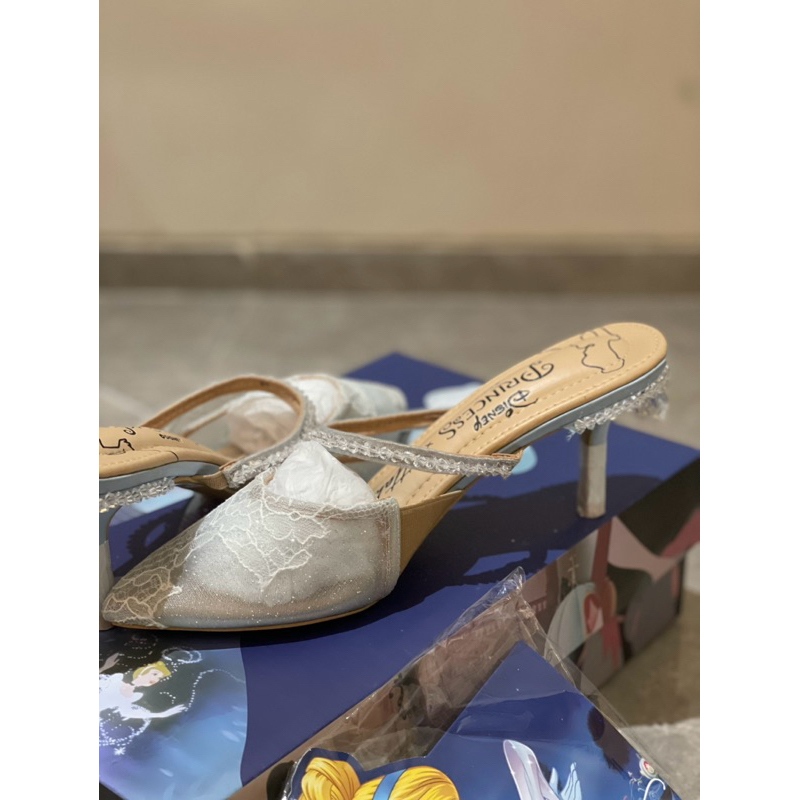 NEW Ittaherl Fairytale DISNEY CINDERELLA 60 mm Pointy Heels Sky size 37