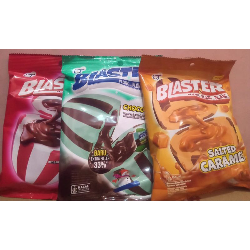 

(1bungkus) permen Blaster 130gr (isi -+50 biji) Neapolitan, choco, mintz, caramel
