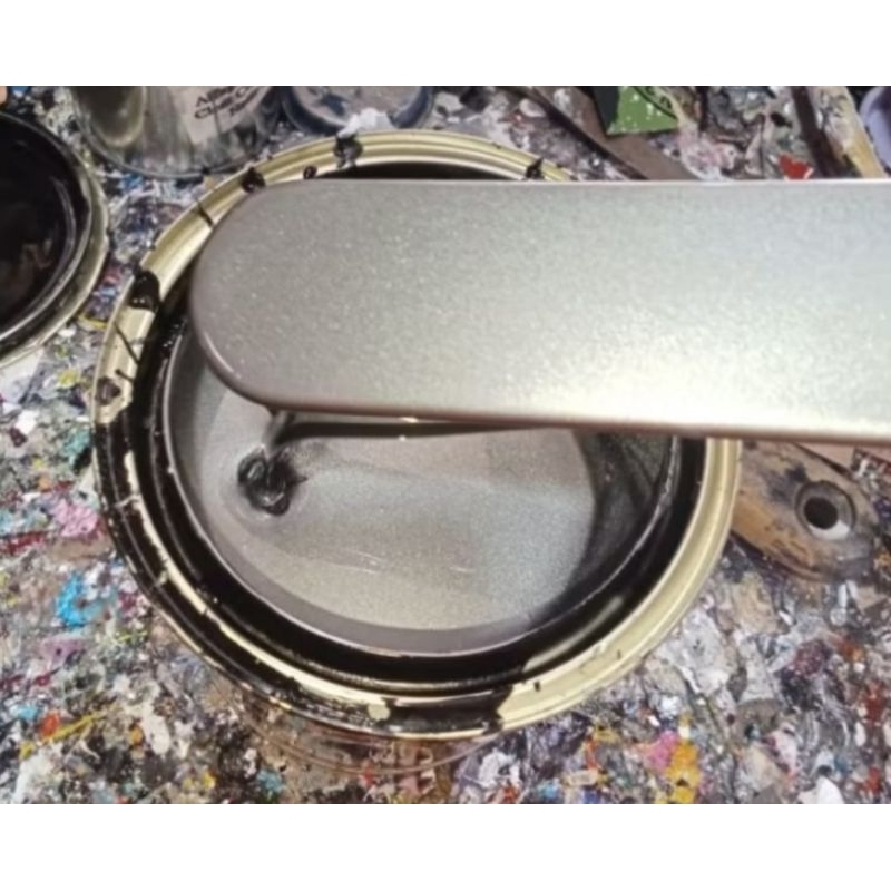 cat warna tintanium greyius silver metalik cat abu abu muda jenis pu cat titanium silver cat motor c