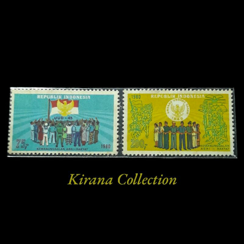 

LOT.F133 PRANGKO INDONESIA I-248 2V KEMANUNGGALAN ABRI DAN RAKYAT 1980