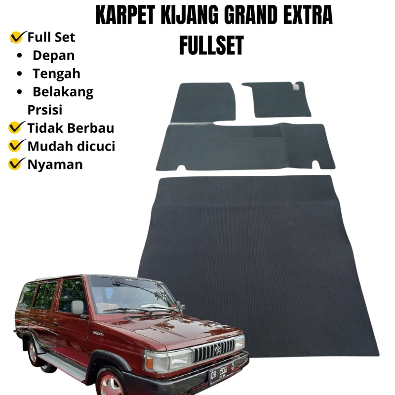 Karpet Kijang Grand Extra Full Set