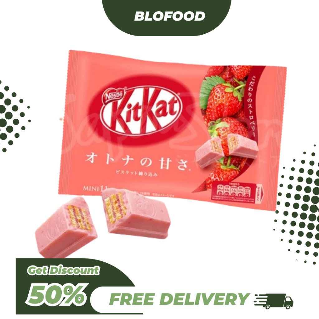 

BF.ID KitKat Japan Strawberry Amaou Bag