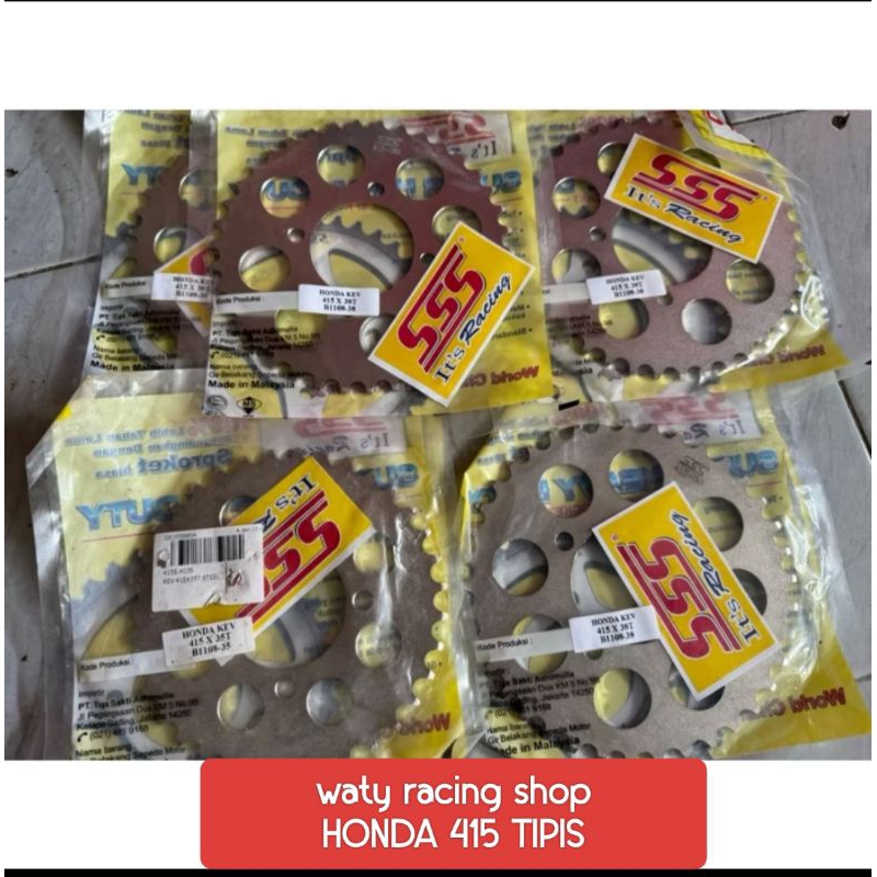 Gear sss Gir sss belakang HONDA KEV 415 Supra Grand Revo lama Supra fit lama Honda win Original sss 