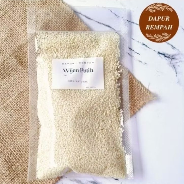 

Wijen putih white sesame