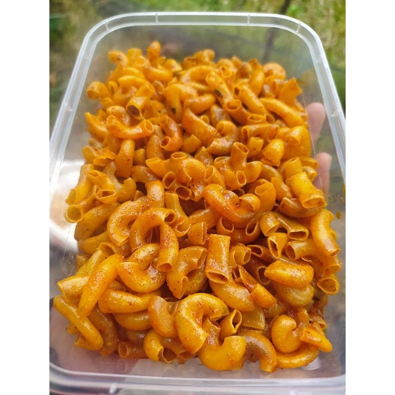 

Makroni bantet extra pedas box 150gram