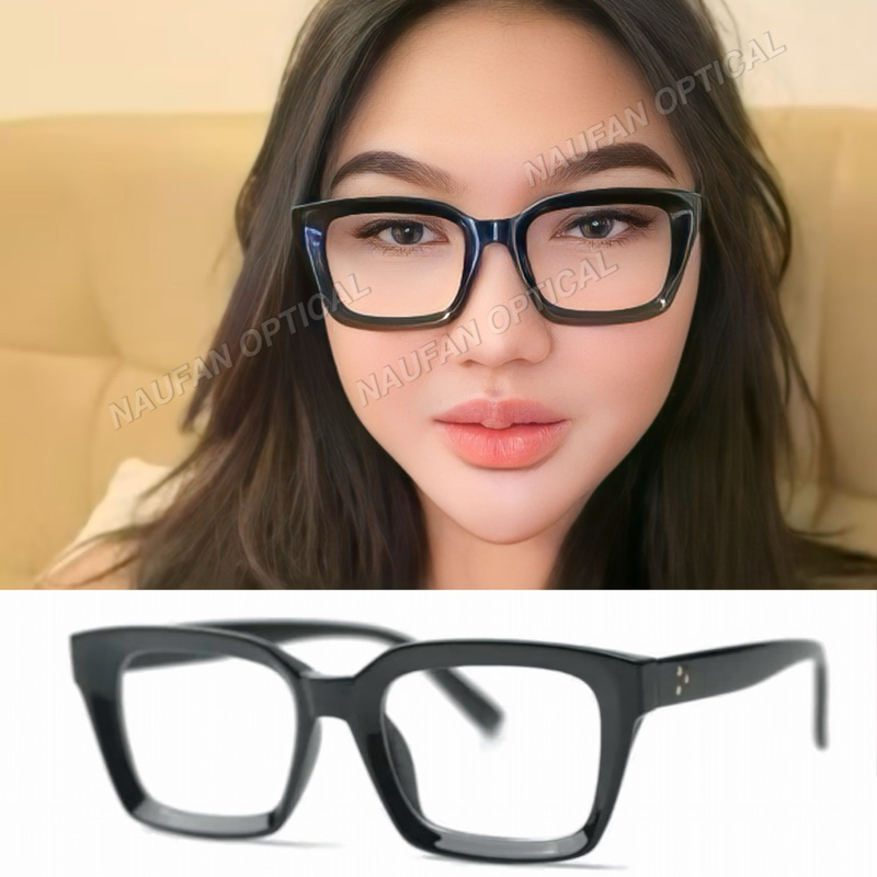 FRAME KACAMATA YURI / UNKSEX PRIA WANITA BISA REQ MINS/CLY / KACAMATA BLUECROMIC / KACAMATA MINUS / 