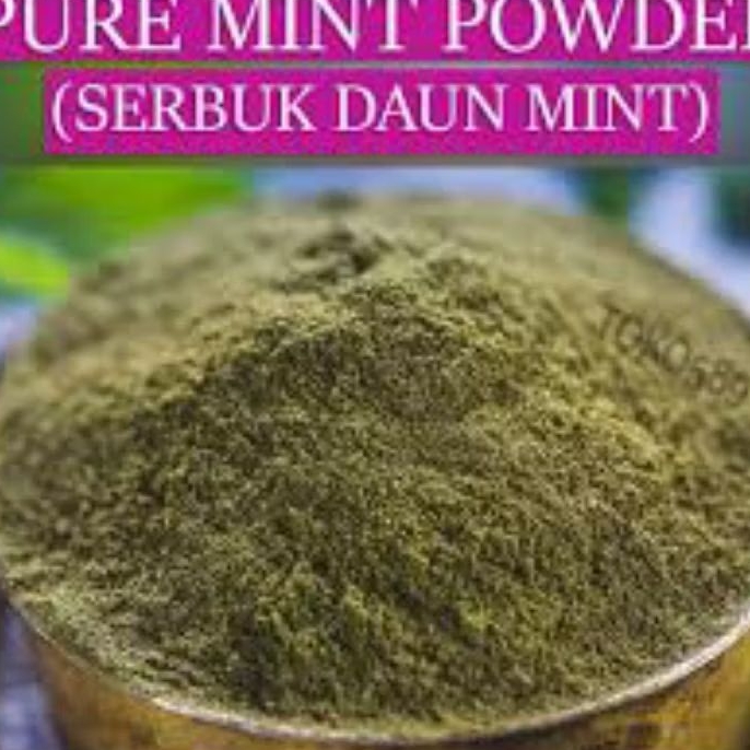 

Bubuk Serbuk Daun Mint 100 Gram
