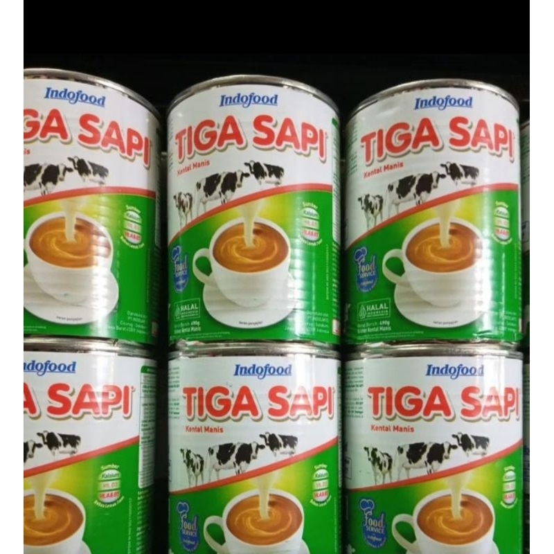 

Susu Krimer Kental Manis Tiga Sapi 490g