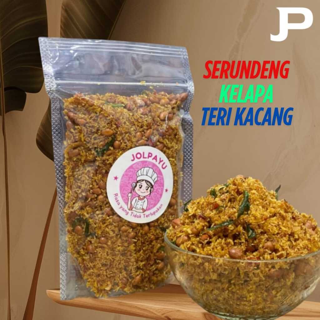 

Serundeng Kelapa Teri Kacang Pedas Manis Daun Jeruk Gurih Premium Halal