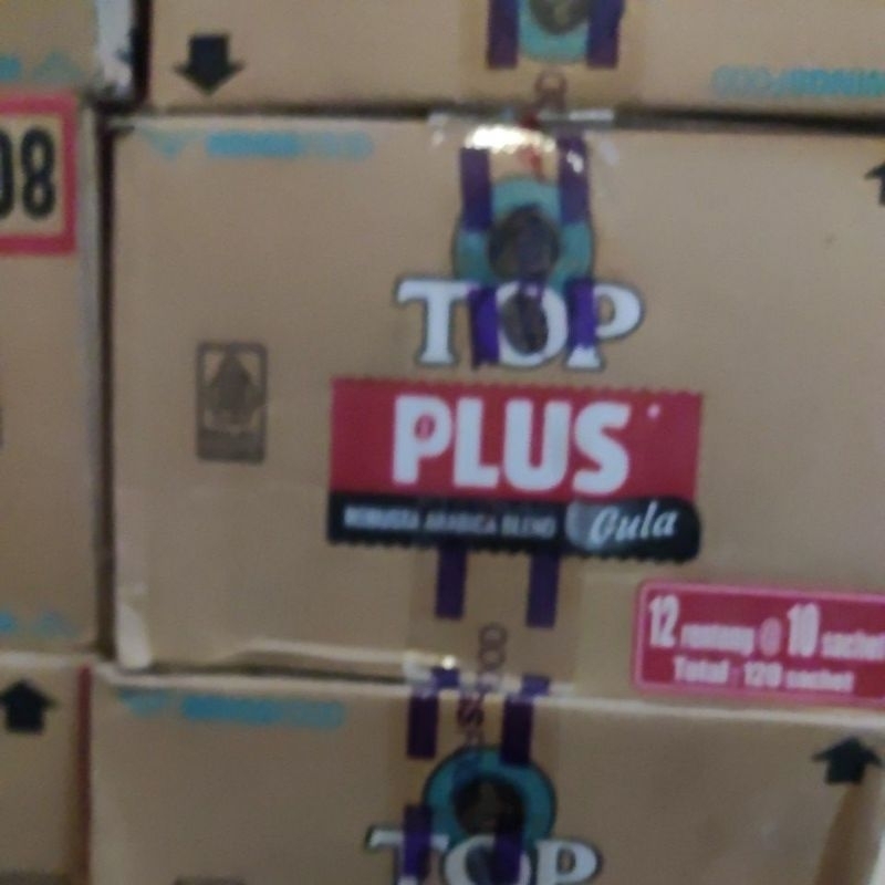 

kopi bubuk top plus renteng isi 12