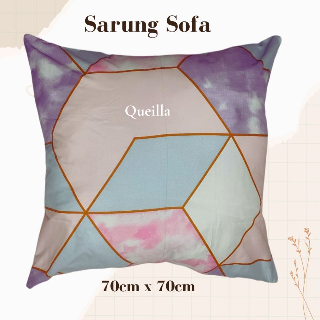 Ukuran Besar 70x70 cm Sarung Bantal Sofa 70x70 cm dan Sarung Bantal Lantai