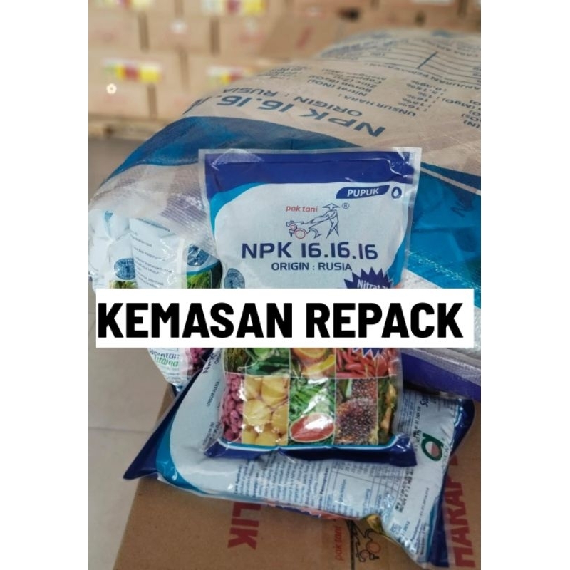 NPK 161616 PUPUK PAK TANI - ISI 1 KG KEMASAN REPACK - ORIGINAL