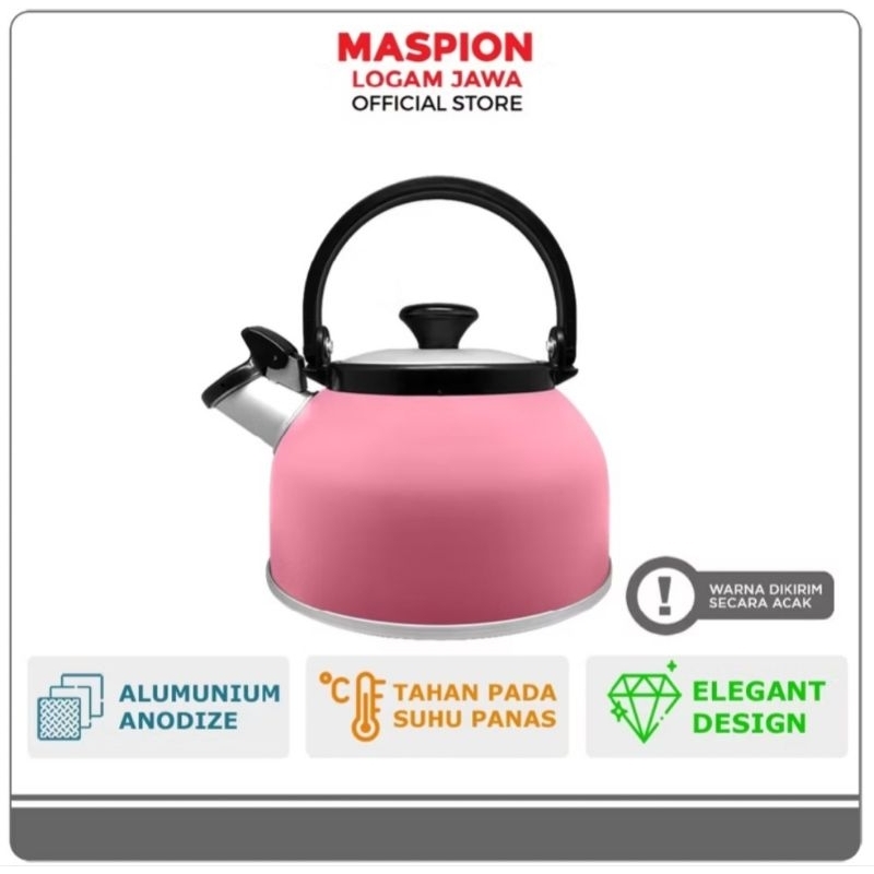 Teko Alumunium Rigoletto Summer Whistling Kettle / Teko Maspion