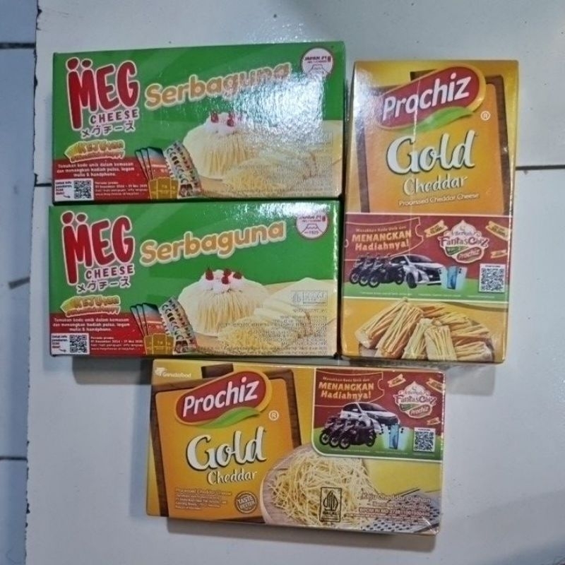

Keju MEG serbaguna dan keju prochiz gold cheeddar