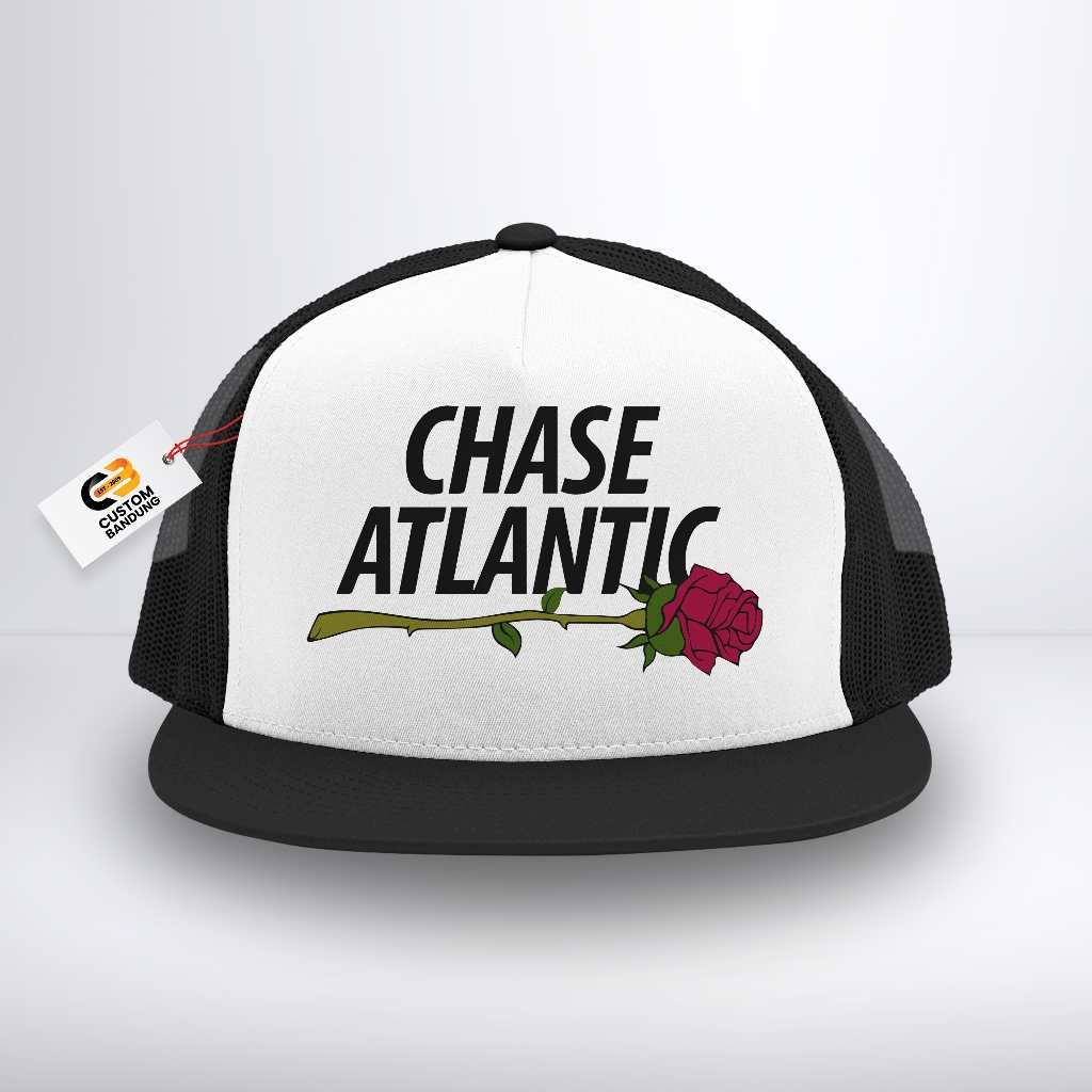 Topi Snapback Jaring CHASE ATLANTIC 1 Topi Distro / Topi Snapback Trucker - Topi CHASE ATLANTIC 1Log