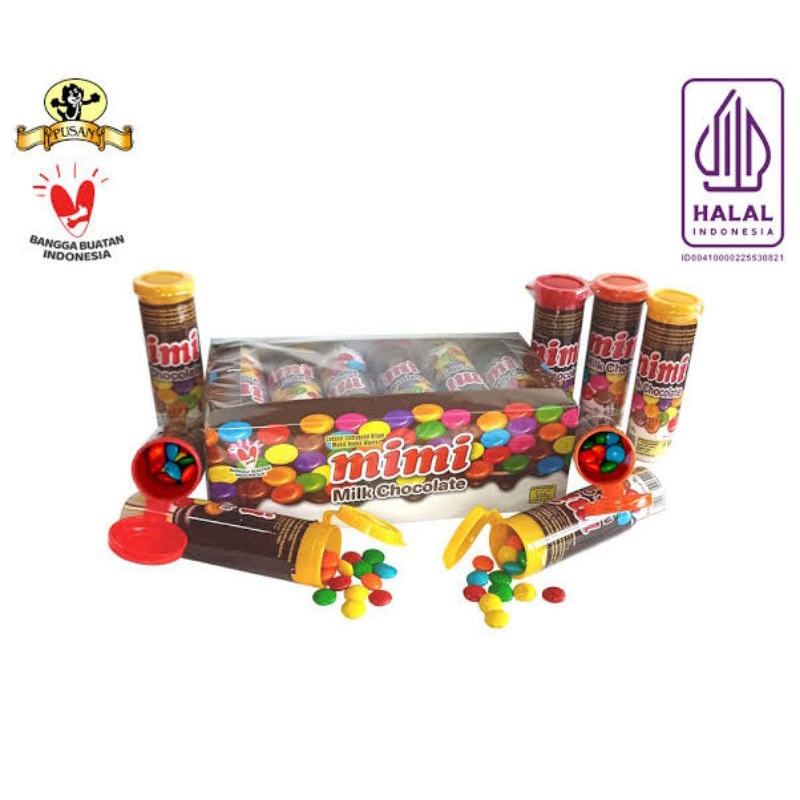 

Mimi milk coklat isi 12pcs / Mimi permen kunyah coklat cup