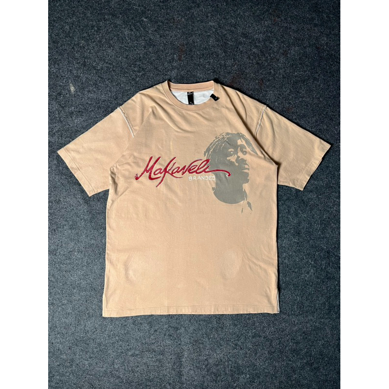Y2K HIPHOP T SHIRT MAKAVELI BRANDED BY 2PAC SHAKUR FUBU KARLKANI SOHK JNCO
