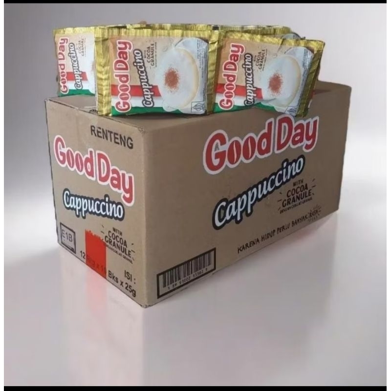 

kopi goodday cappucino 1 renteng isi 10