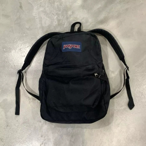 Ransel JS Jansport Superbreak Motif Polos Tas Sekolah DayPack Pria Wanita Original