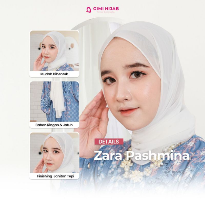 Zara Pashmina | Gimi Hijab