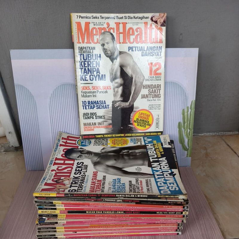 Majalah Men's health koleksi Pribadi Original Preloved