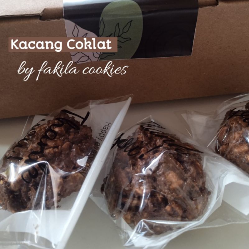 

Kue kacang coklat premium isi 10 pcs
