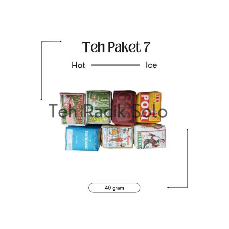 

Teh Racik Paket 7 (Sintren,Nyapu,Gopek,999,Poci K,Gardoe Hijau,Dandang Biru)