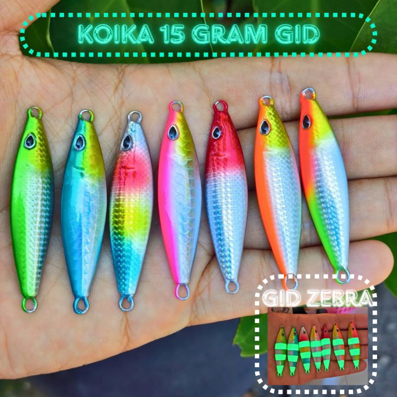 METAL JIG 15 GRAM GID ZEBRA