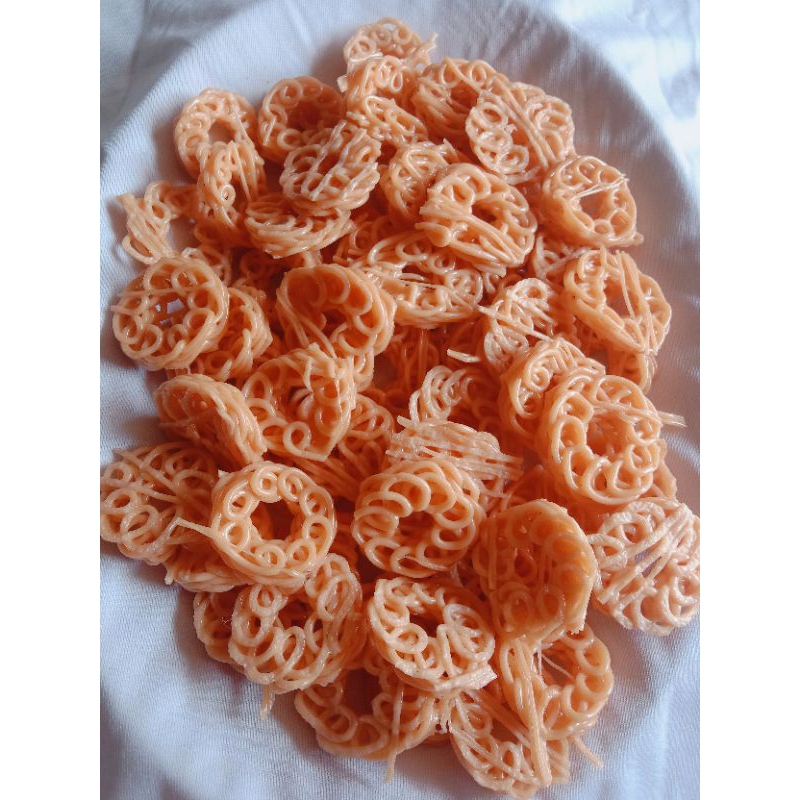 

Kerupuk mawar oren // Krupuk mawar ,murah