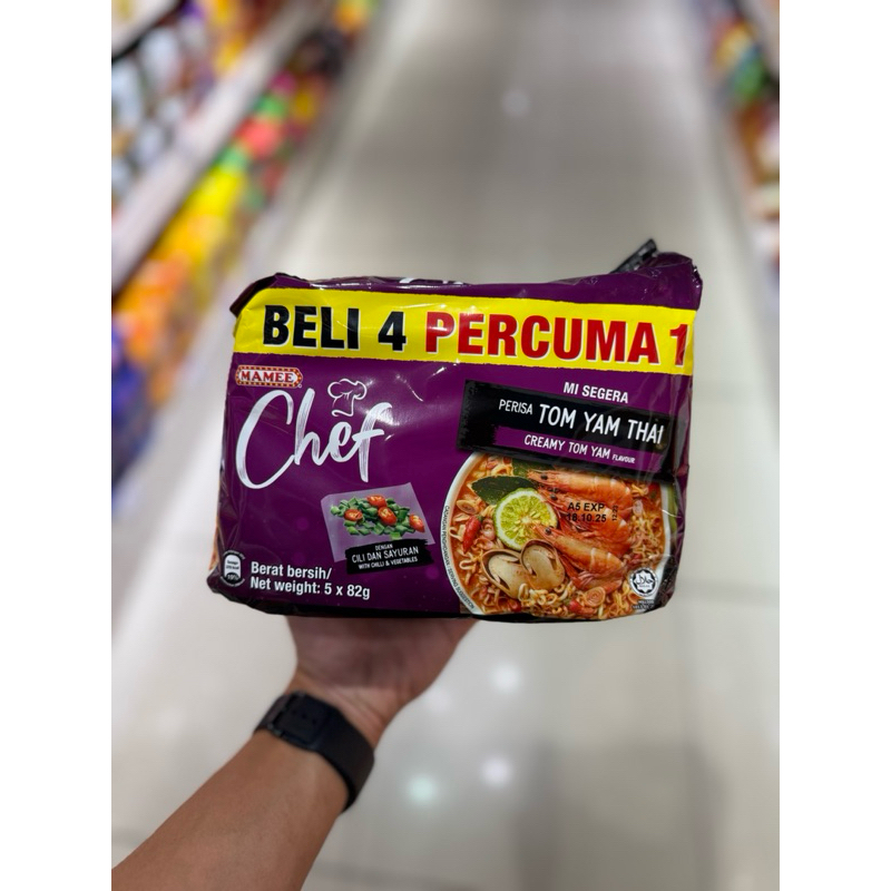

mamee chef mi isi 4 bks 356gr