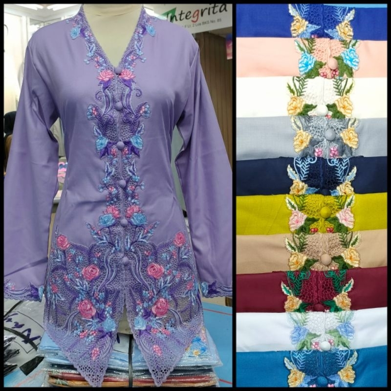 KEBAYA ENCIM BORDIR #KEBAYATERBARU #KEBAYABESTSELLER #KEBAYAMURAH #KEBAYAMODERN #BY NAYLA