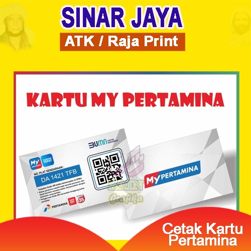 

Cetak Kartu Pertamina Bahan Tebal