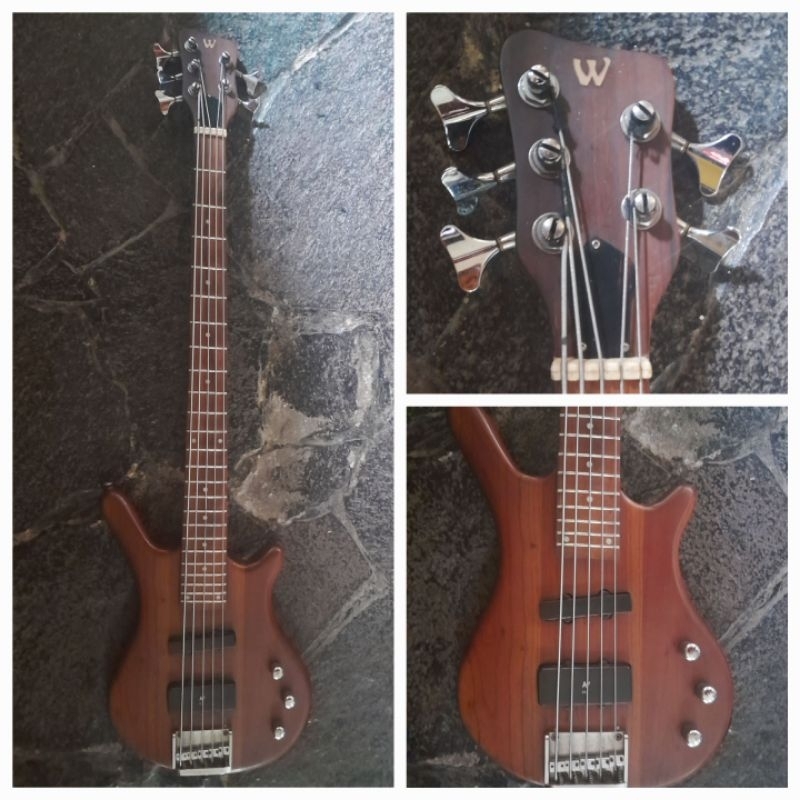 Old Vintage Bass - Warwick Corvette Bubinga 5 Strings