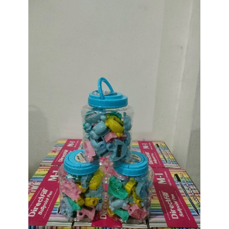 Rautan Pensil/Serutan Pensil Toples (1 Toples=24pcs)